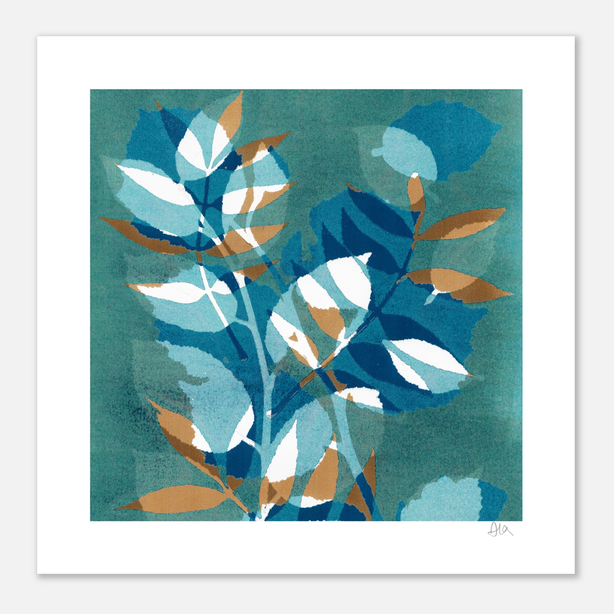 Eyvi Studio Ash and beech botanical art print