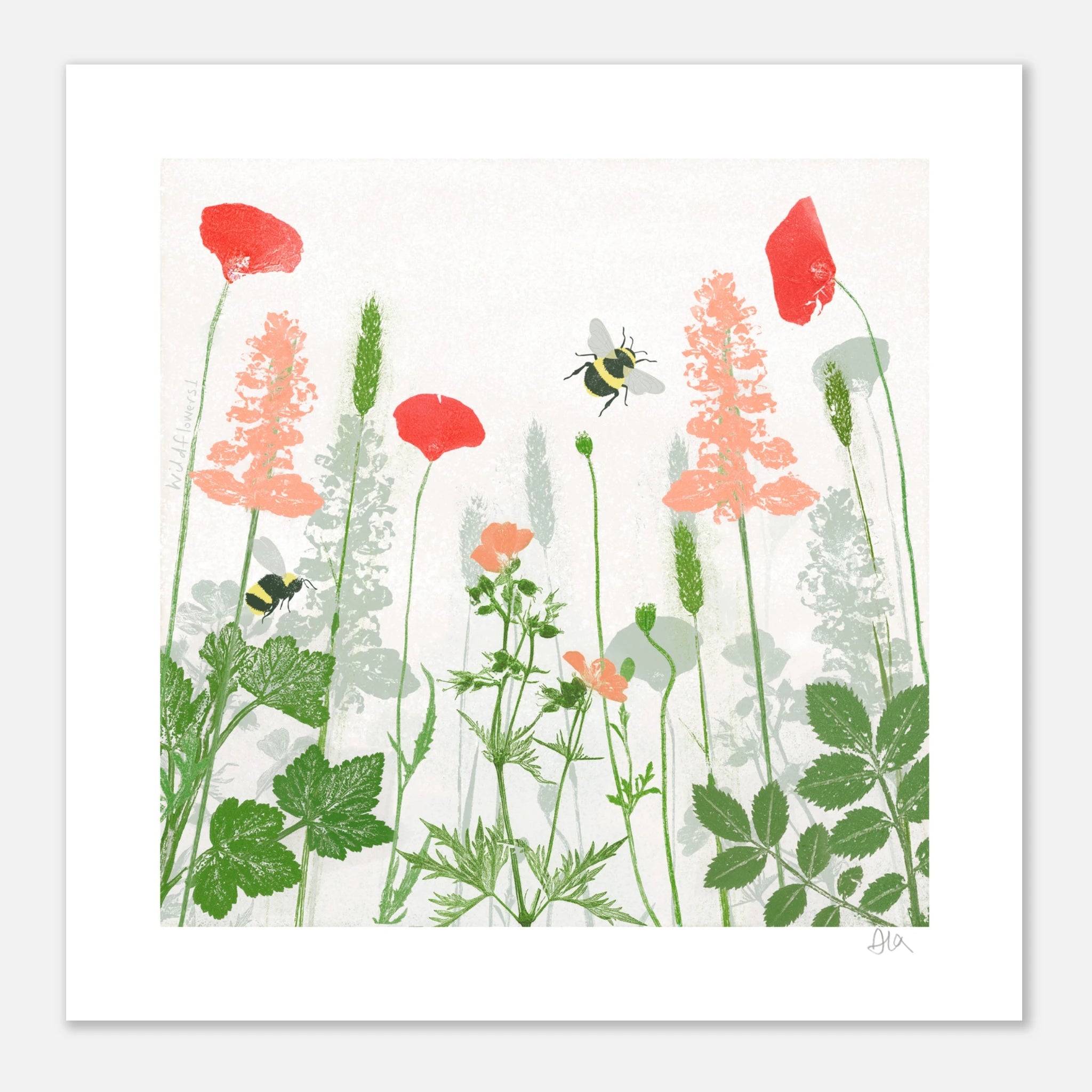 Eyvi Studio botanical wildflowers art print