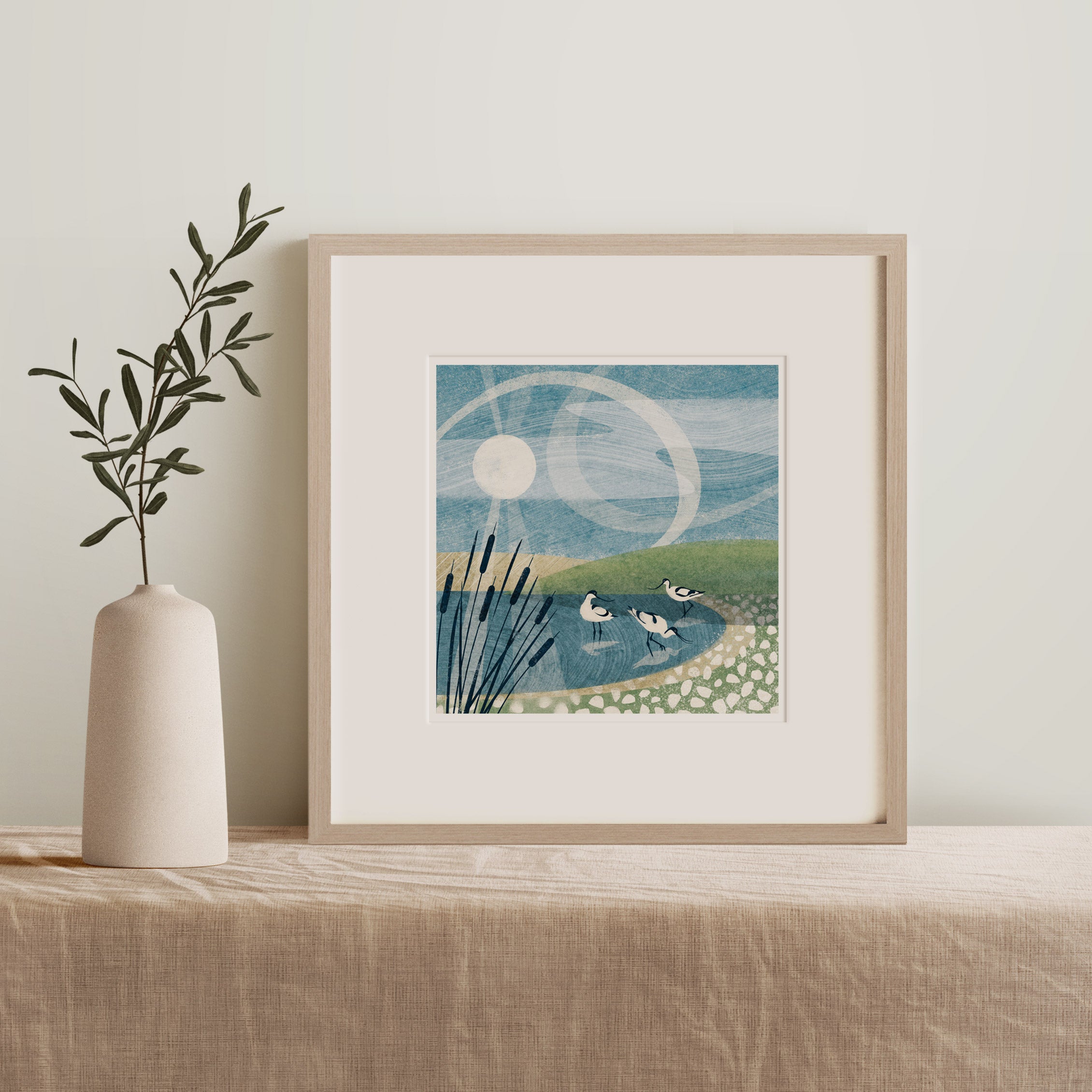'Avocets' Giclée Art Print