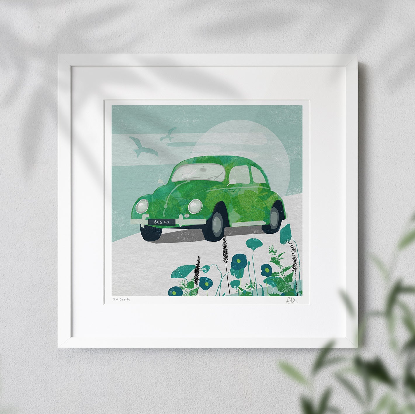 VW Beetle Giclée Print