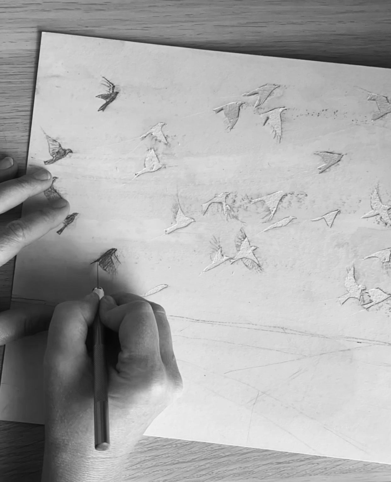 'Bramblings I' Giglée Art Print