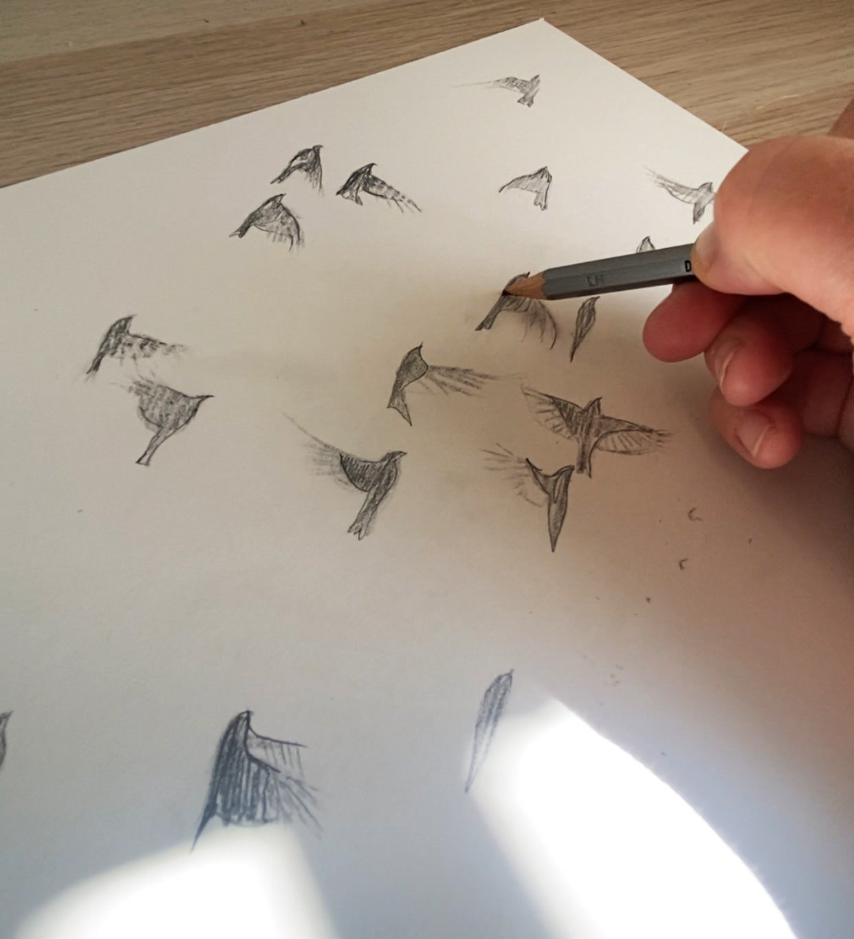 'Bramblings I' Giglée Art Print