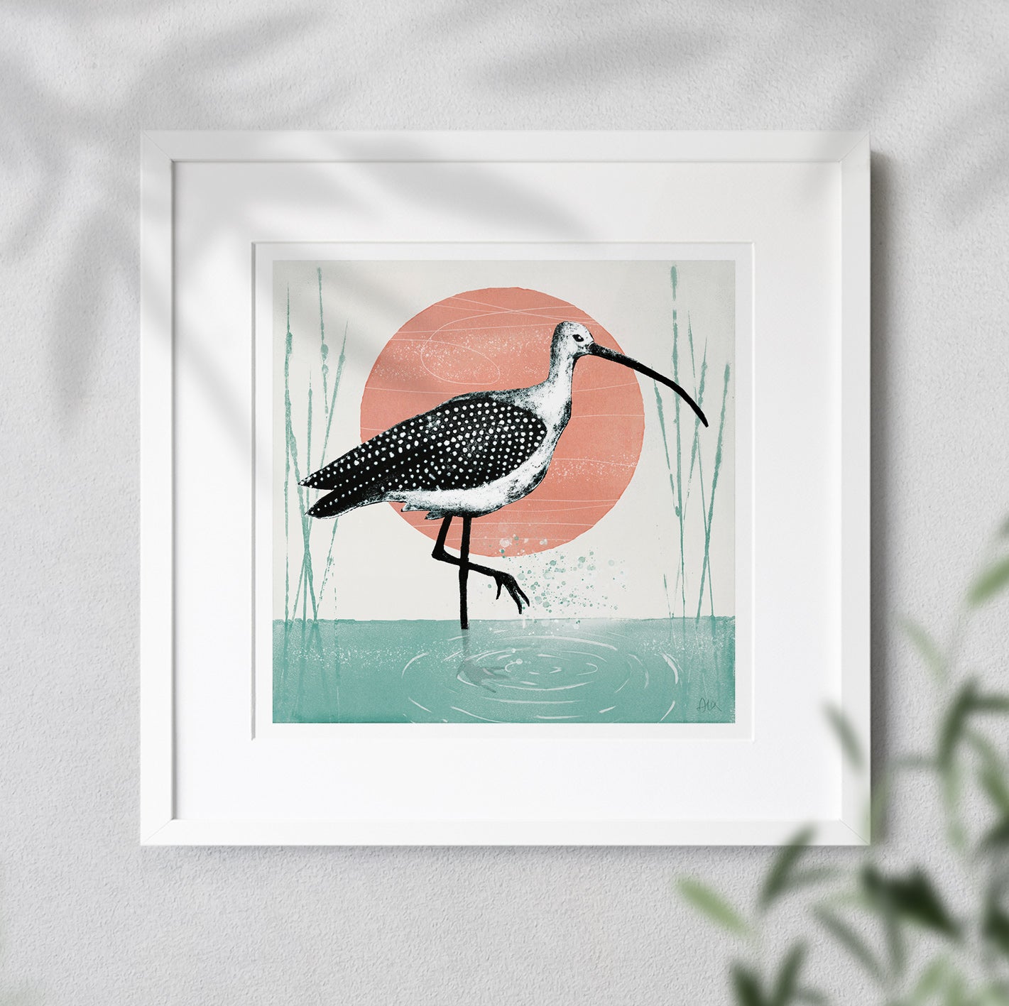Curlew I Bird Giclée Print