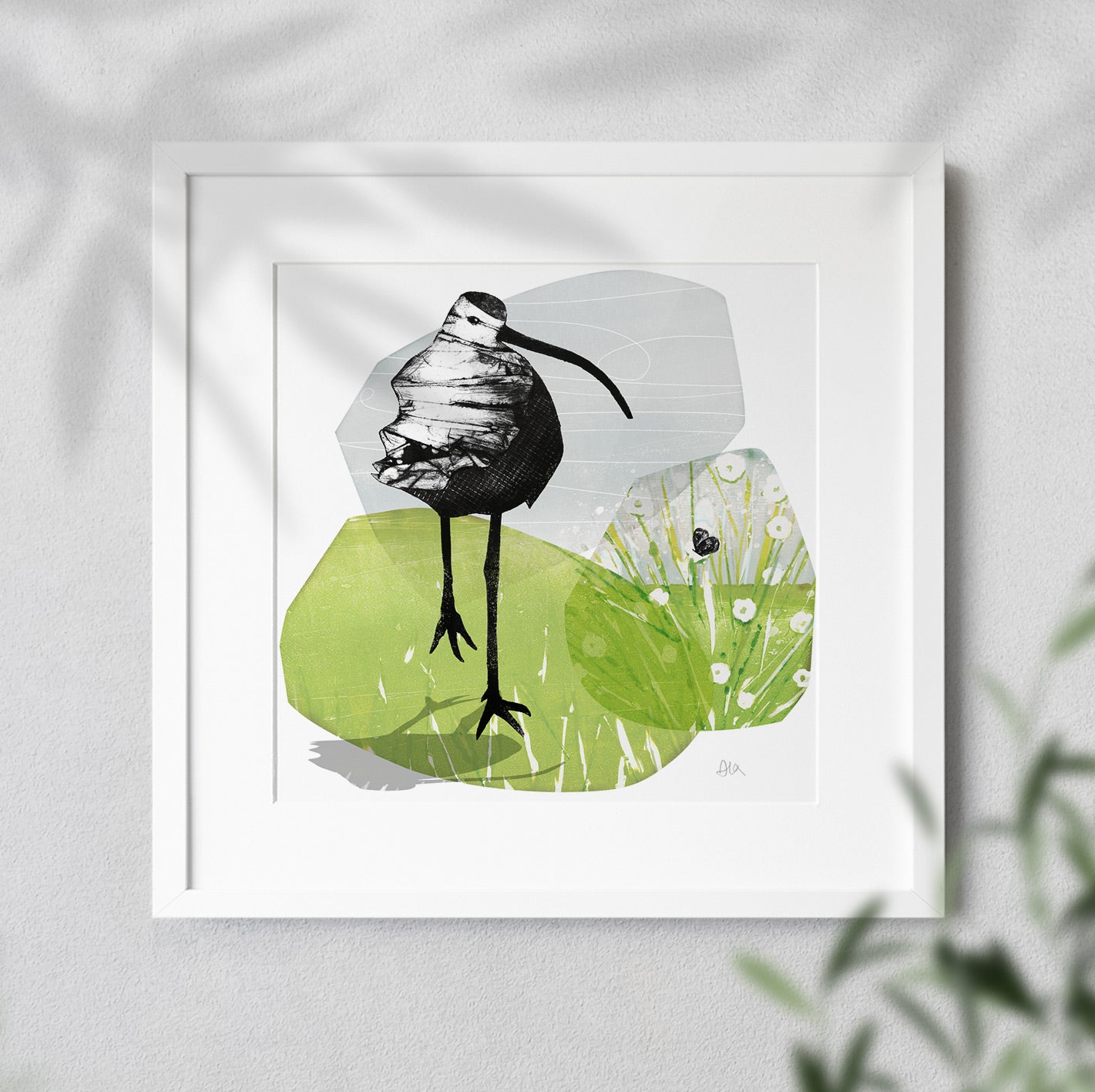Curlew II Bird Giclée Print