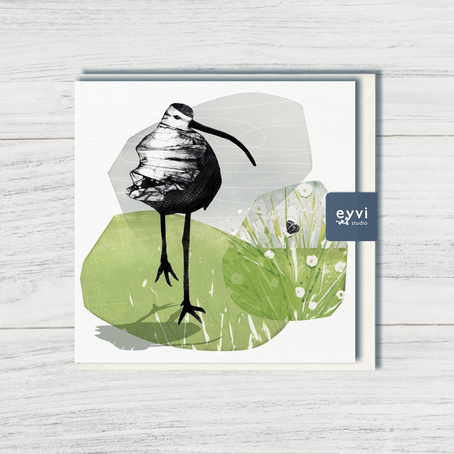 Curlew 2 - Bird Greetings Card