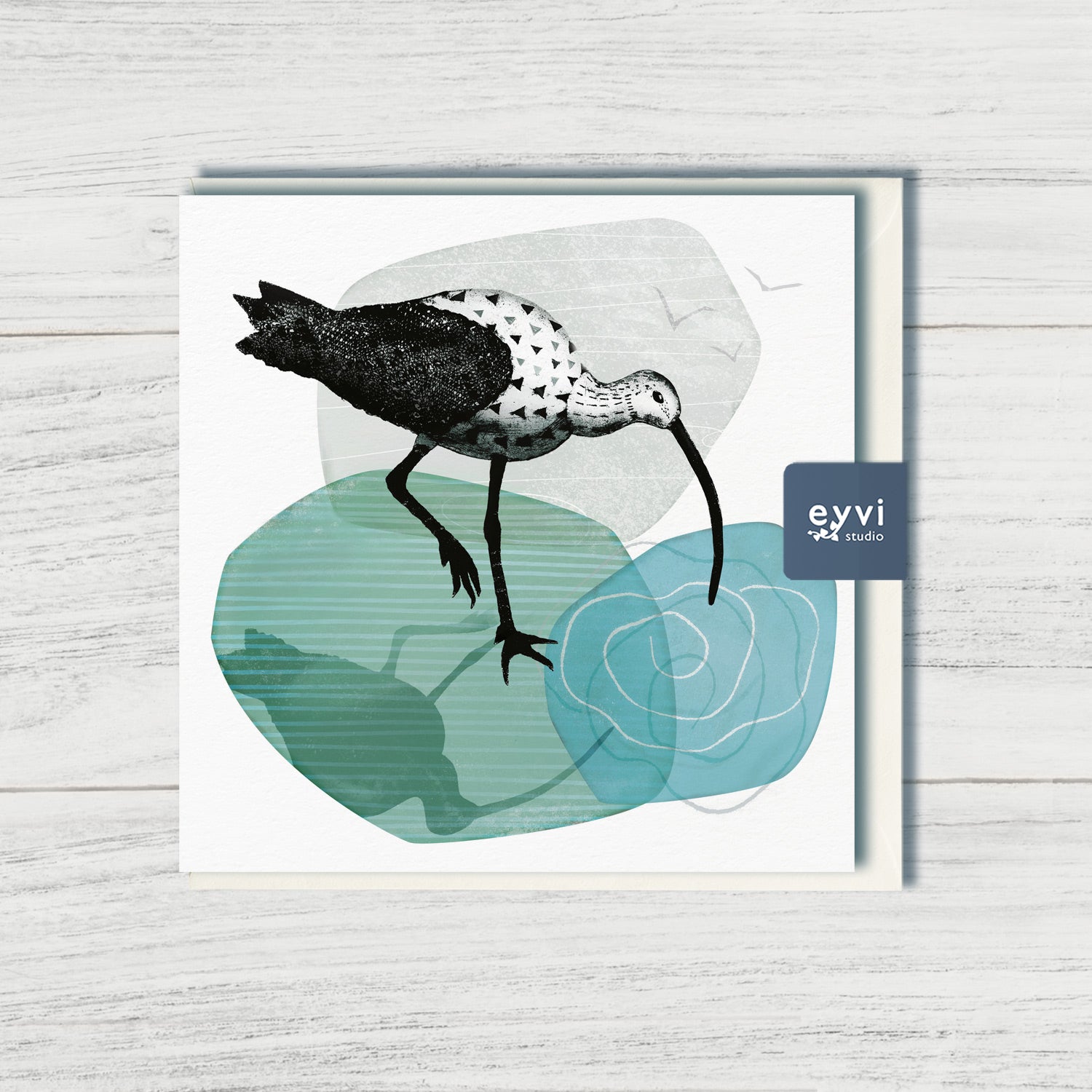 Curlew 3 - Bird Greetings Card