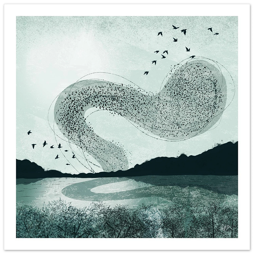 'Break Away' Giclée Bird Print