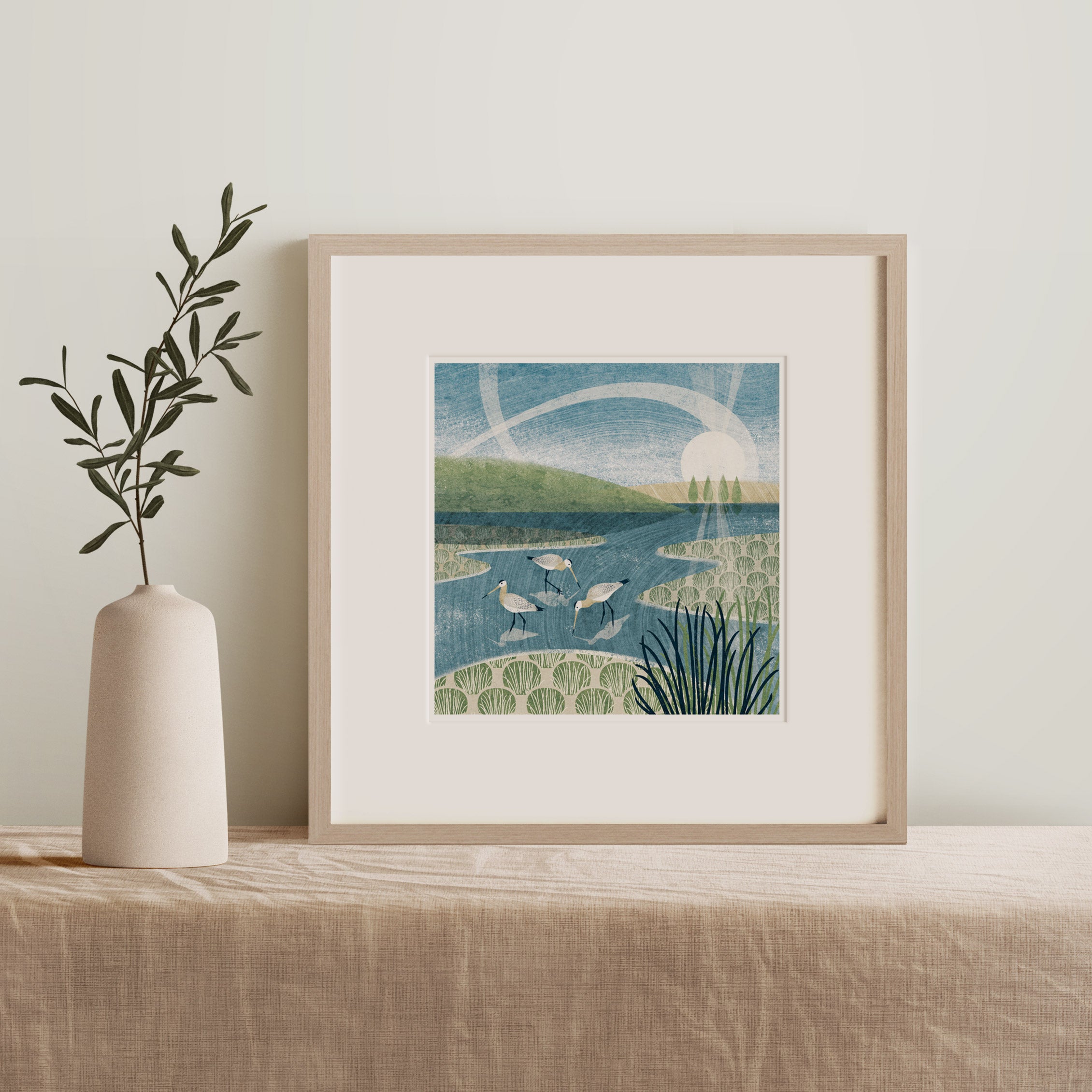 'Amongst The Tussock' Giclée Art Print