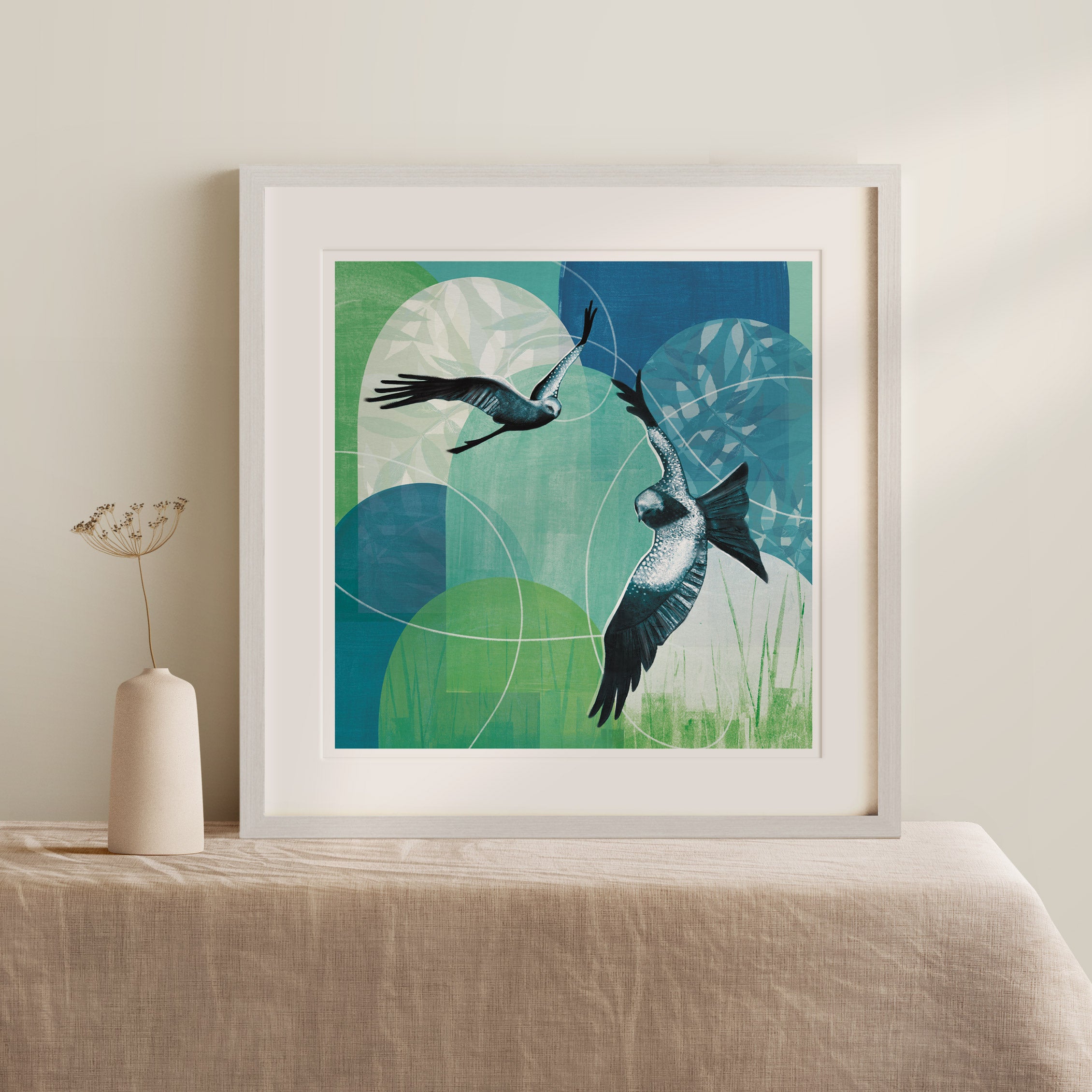 Large 'Kites Over The Viaduct' Giclée Print