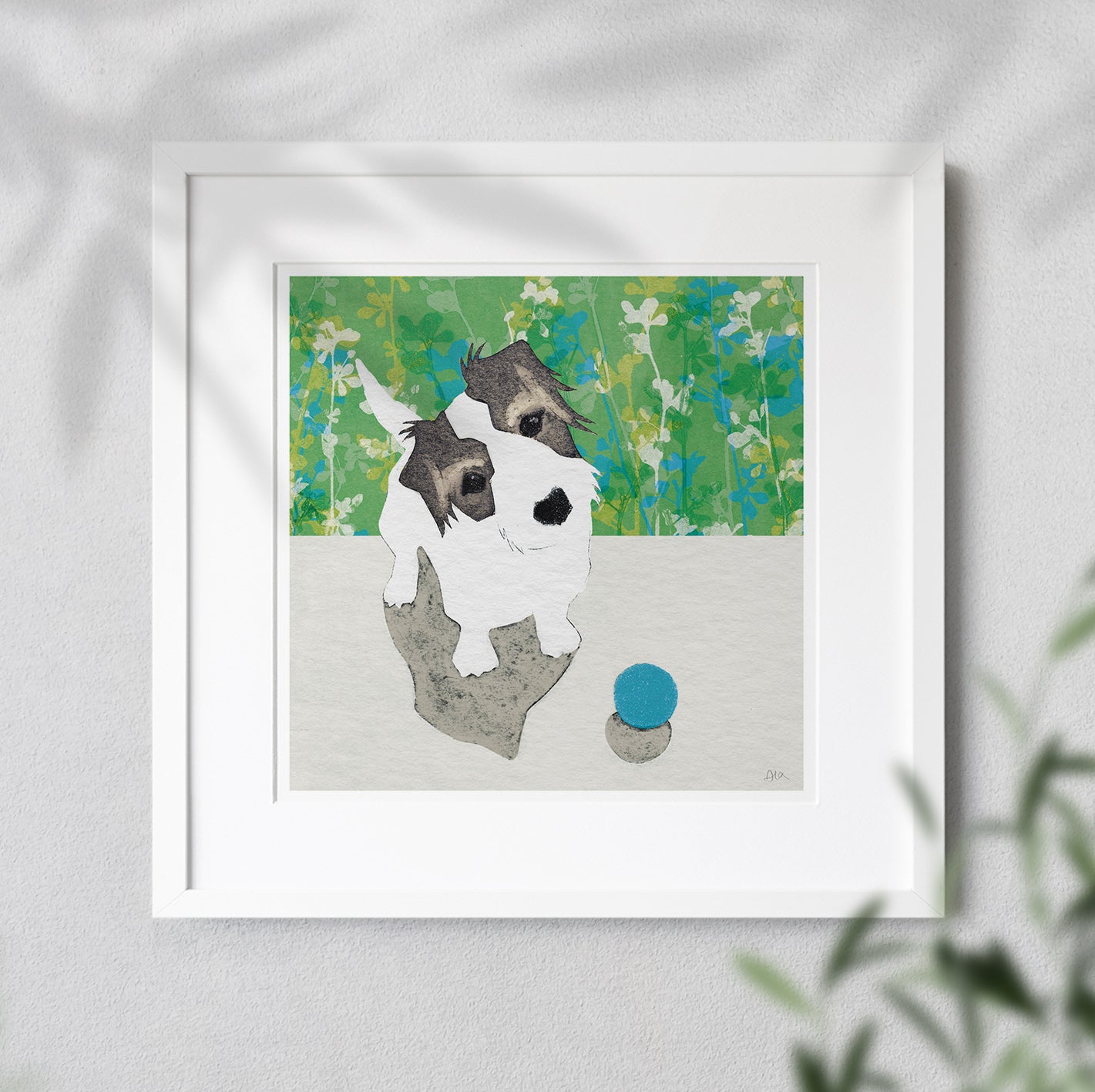 'Let's Play' Parson Dog Giclée Art Print