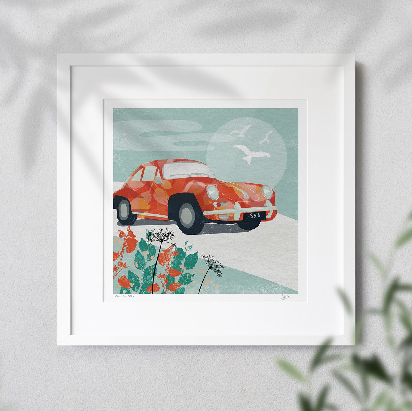 Porsche 356 Giclée Print