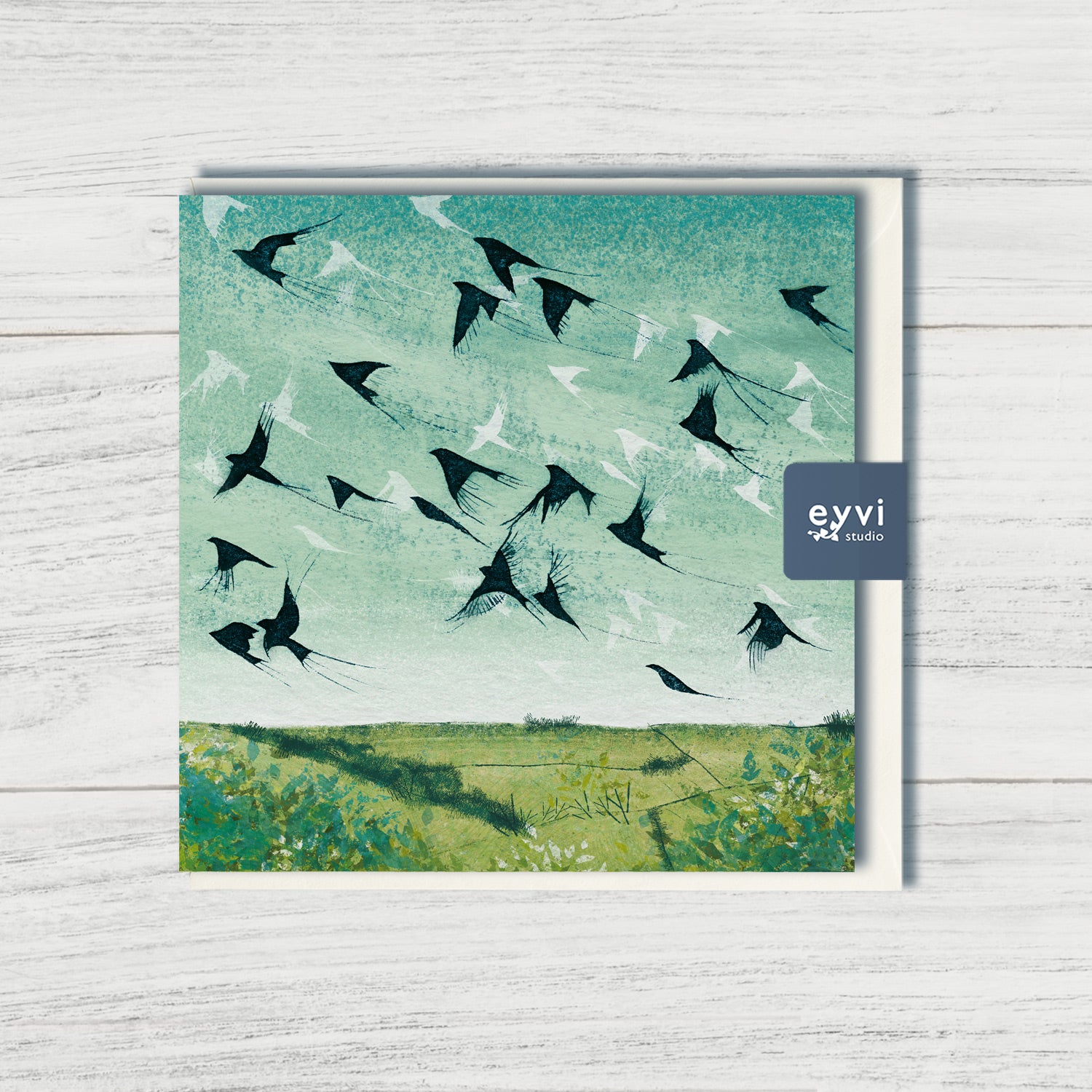 Bramblings - Murmuration Greetings Card