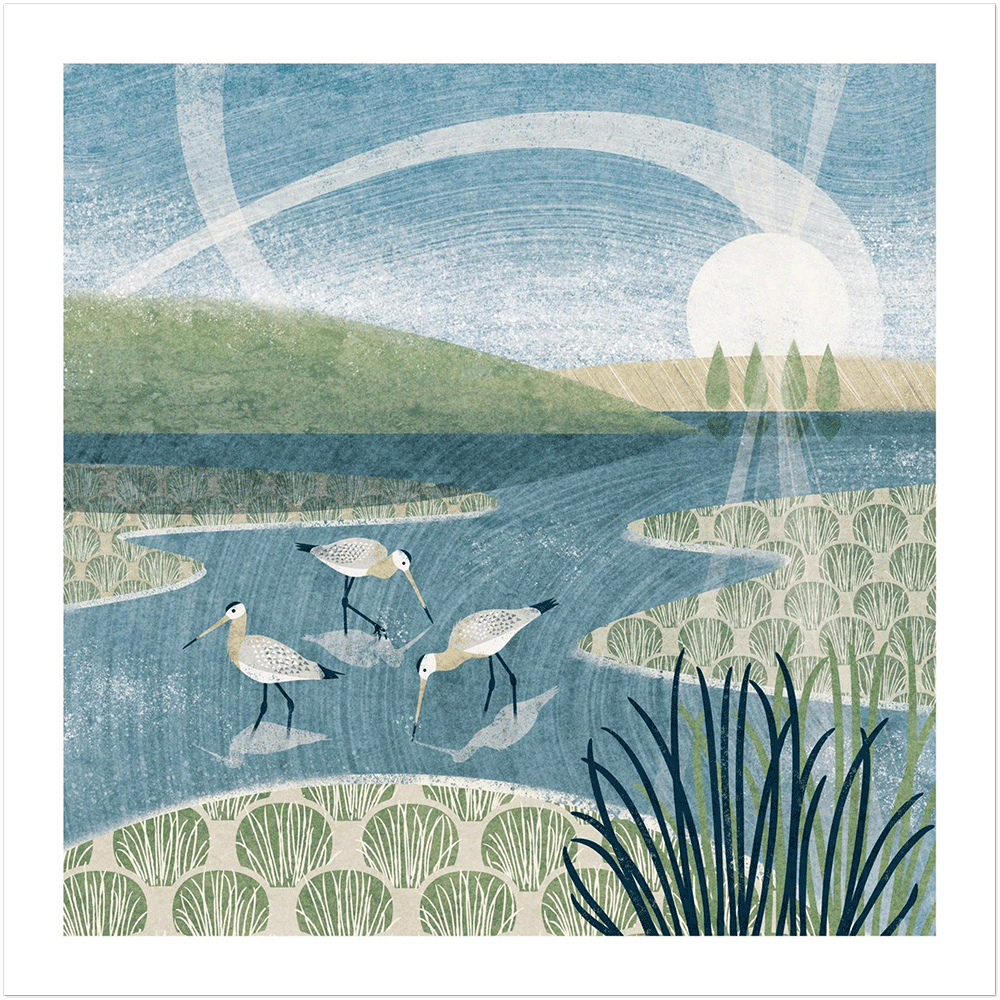 'Amongst The Tussock' Giclée Art Print