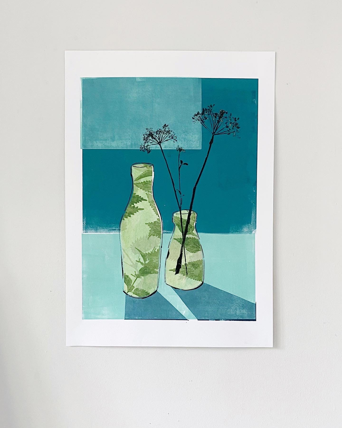 Original Seed Heads Monotype print