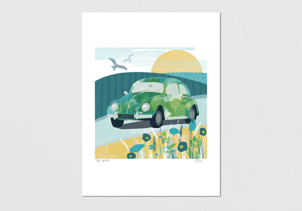 VW Beetle Print