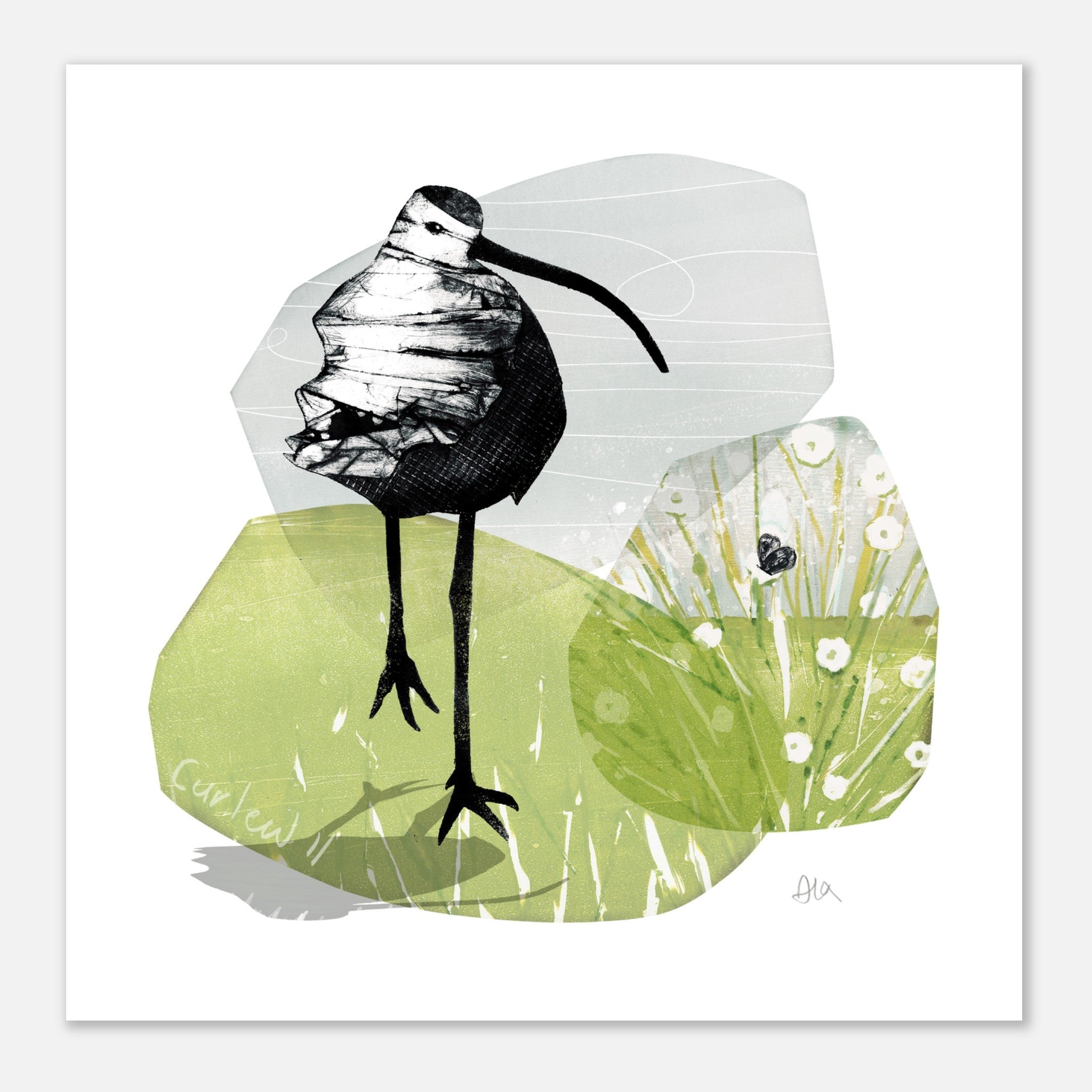Eyvi Studio Curlew bird print