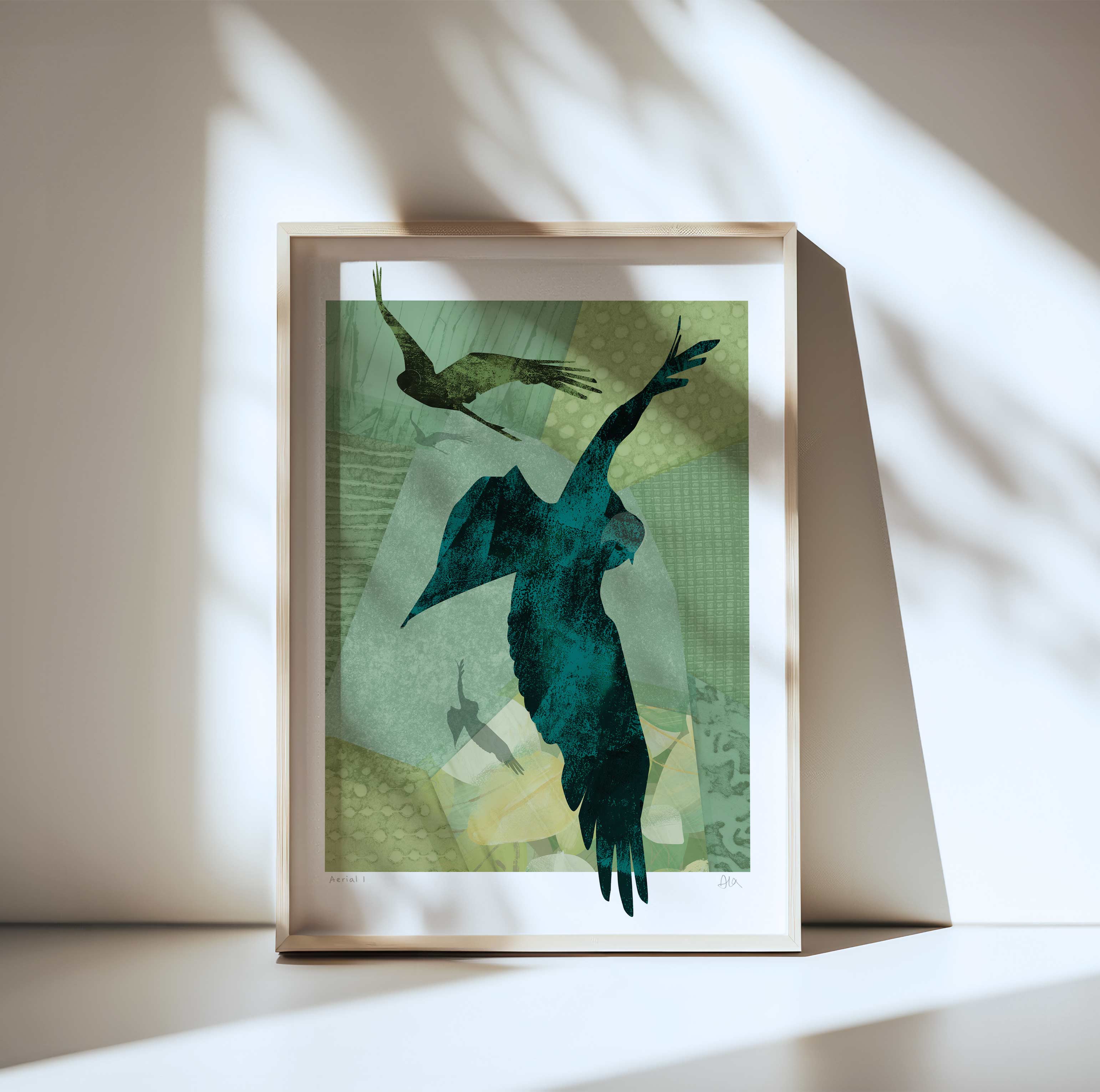 eyvi studio red kite bird print