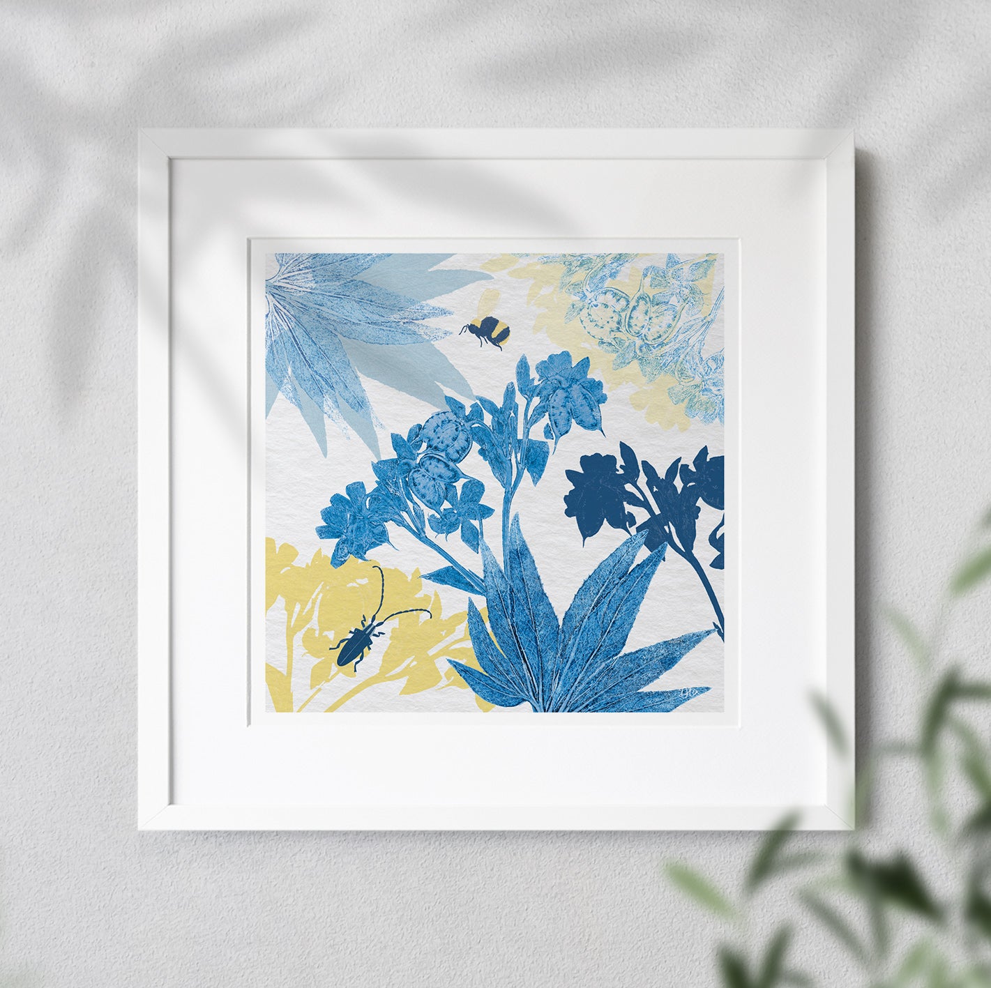 Bugs and Hellebores Giclée Art  Print