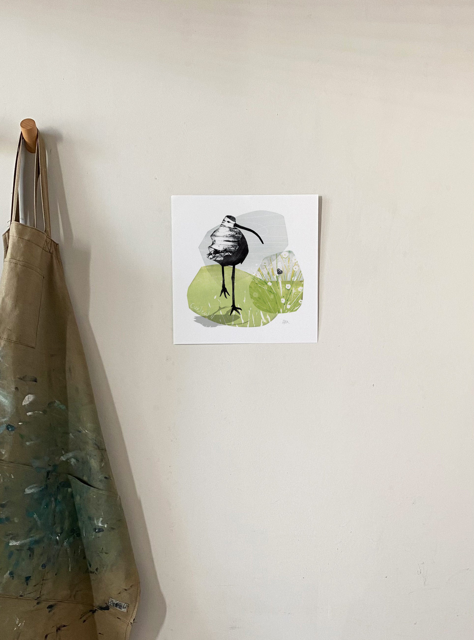 Curlew II bird giclée art print