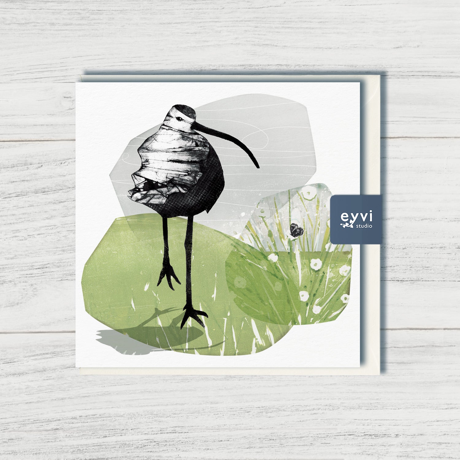 Curlew 2 - Bird Greetings Card
