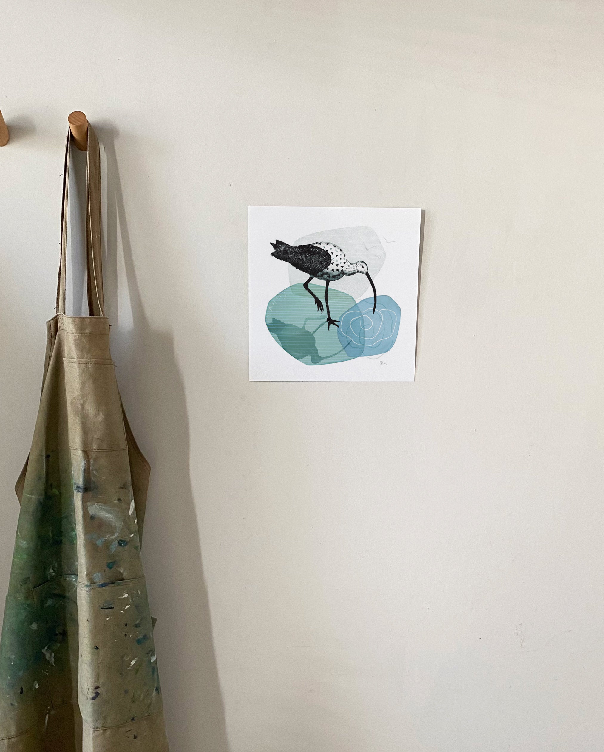 Curlew III Bird giclée art print