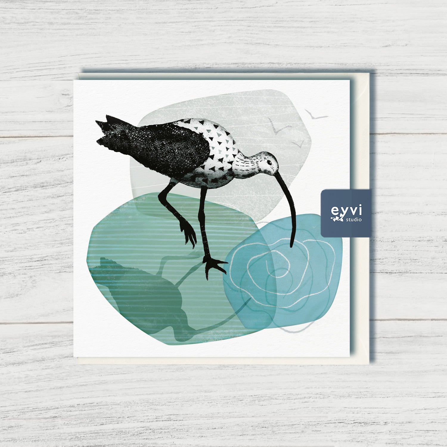 Curlew 3 - Bird Greetings Card