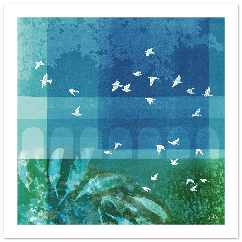 'Abstract Skies' Giglée Print