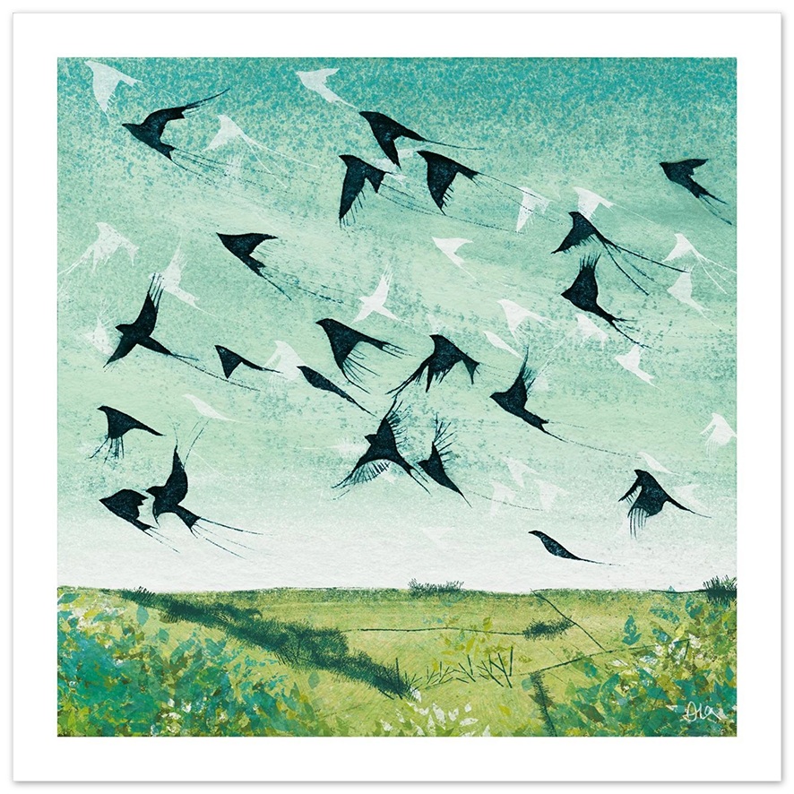 'Bramblings I' Giglée Art Print