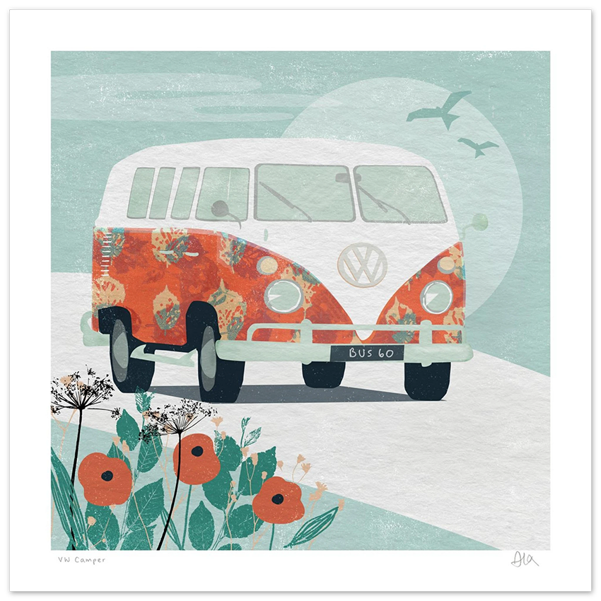 VW Camper Giclée Print