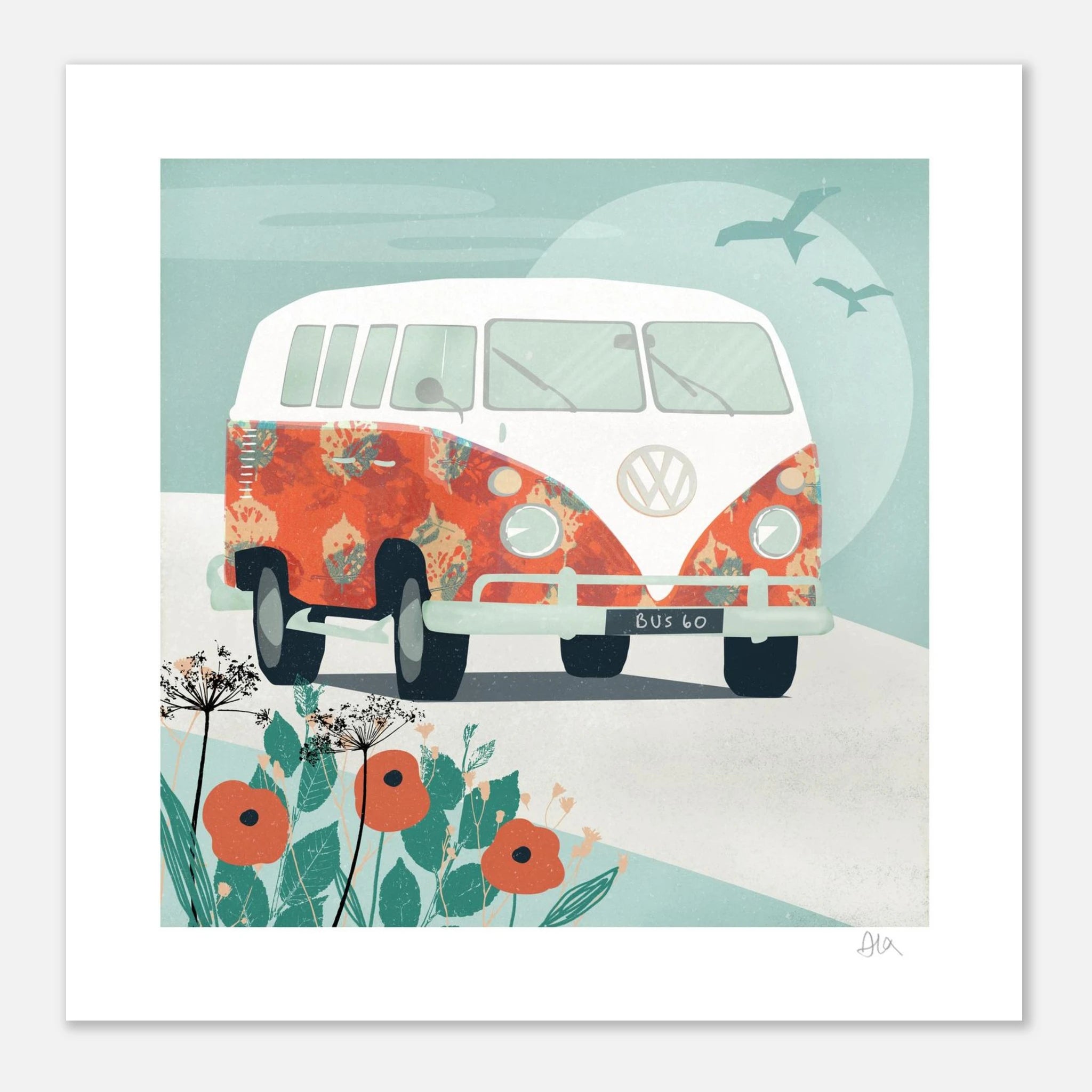 Camper Van Fine Art Print