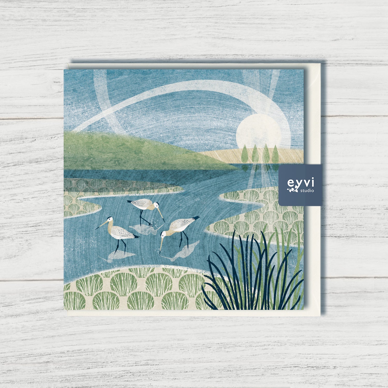 Amongst The Tussocks- Greetings Card