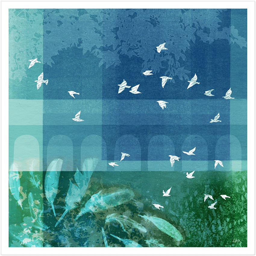 Large 'Abstract Skies' Giclée Print