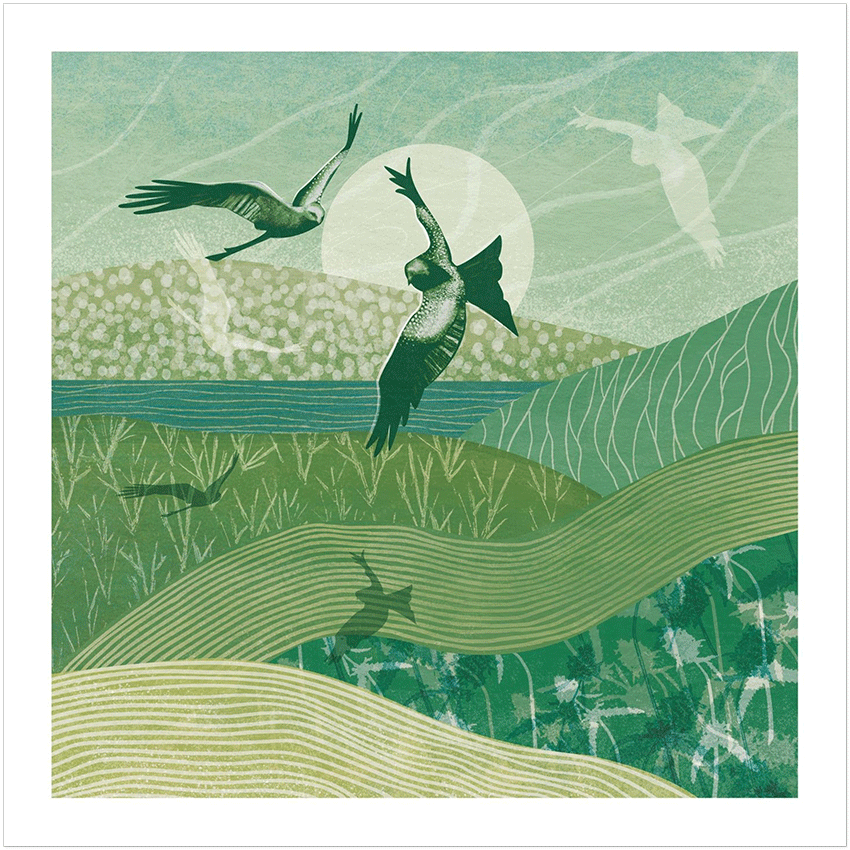 'Patchwork Kites' Giclée Print