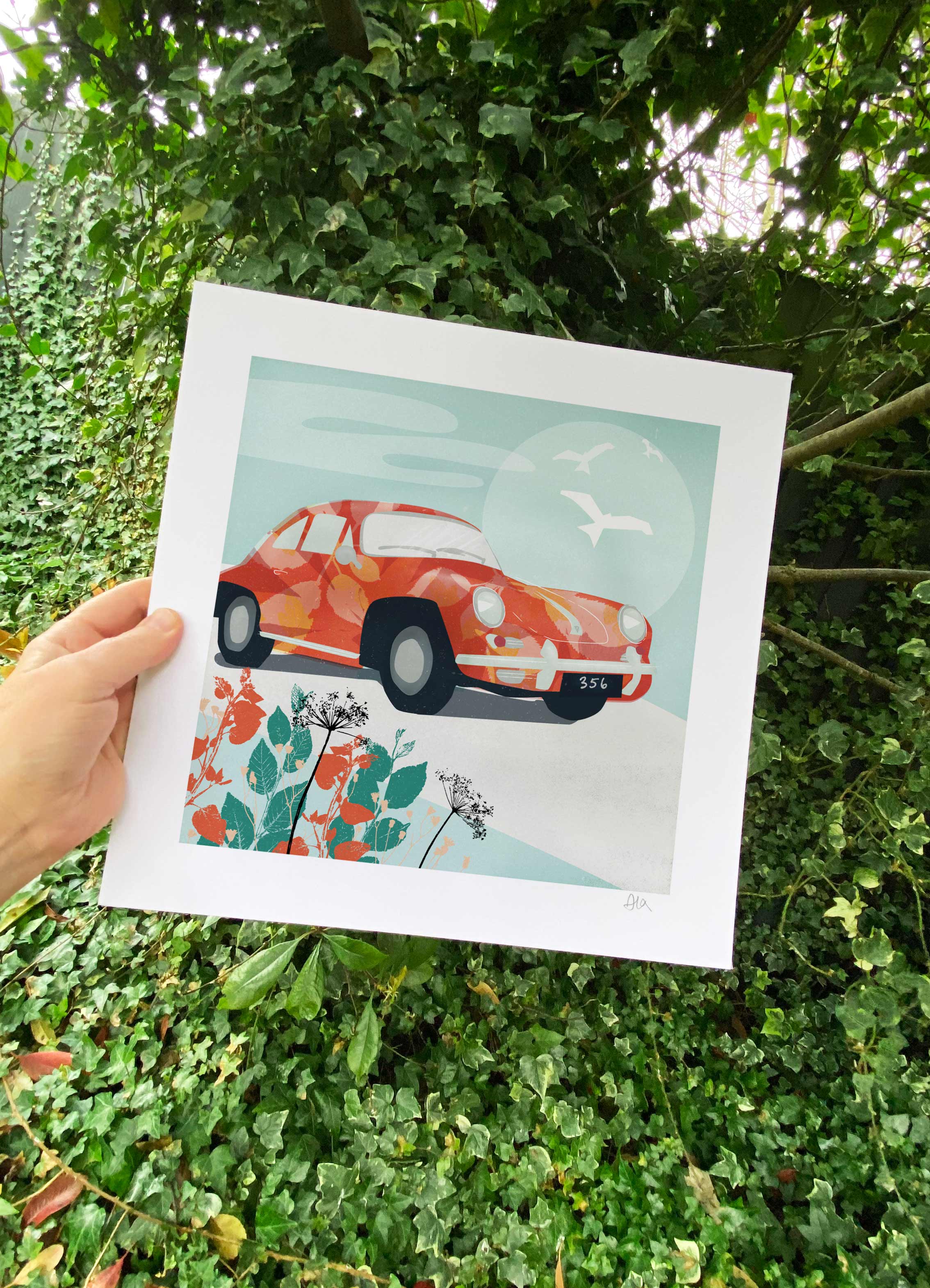 Porsche 356 Fine Art print