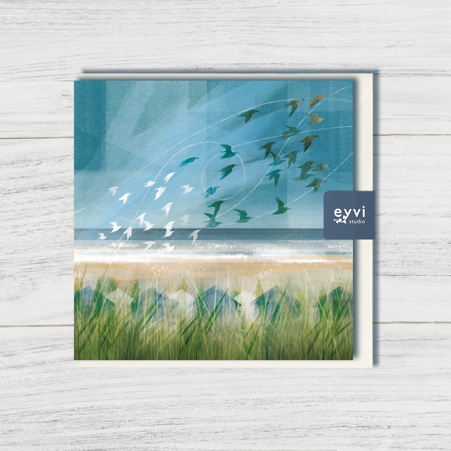Brancaster Knots - Bird Greetings Card